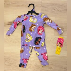 NWT Disney Princess Pajama Set